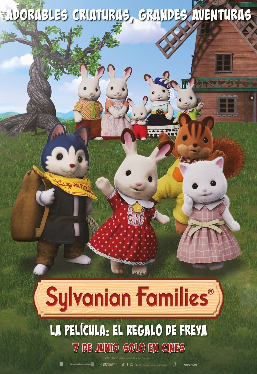 Poster of Sylvanian Families The Movie A gift from Freya - Cartel 'Sylvanian Families La Película: El regalo de Freya'