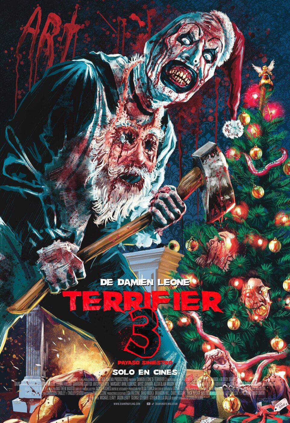 Poster of Terrifier 3 - Póster Mexico