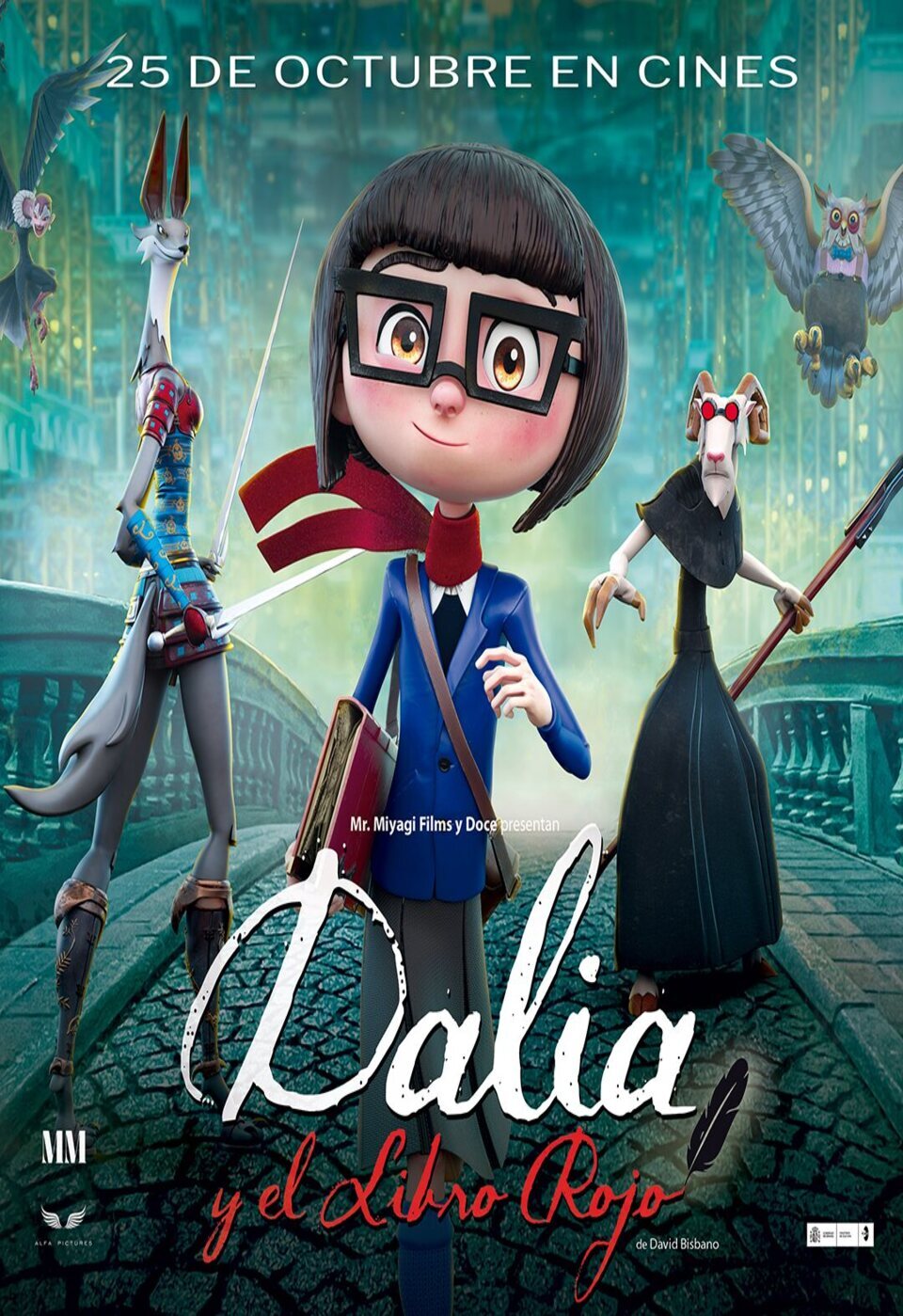 Poster of Dalia and the Red Book - Cartel #2 'Dalia y el libro rojo'