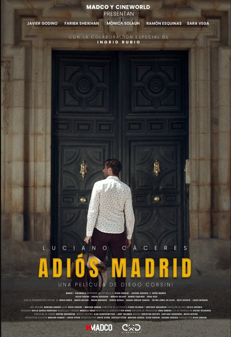 Poster of Adiós Madrid - Primer póster