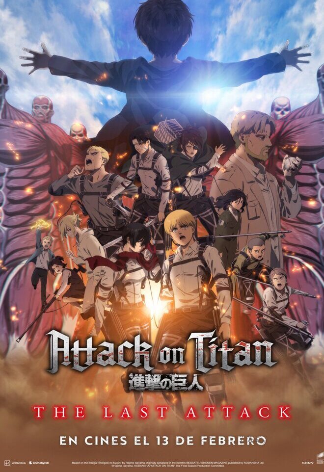 Poster of Attack on Titan the Movie: The Last Attack - Cartel España