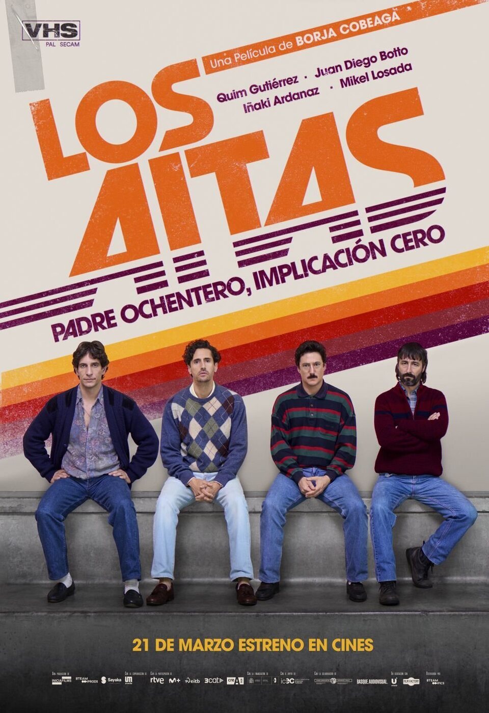 Poster of Los aitas - Póster