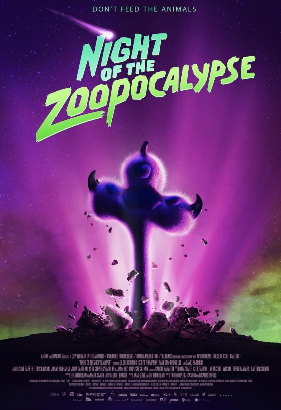 Poster of Night of the Zoopocalypse - Cartel inglés