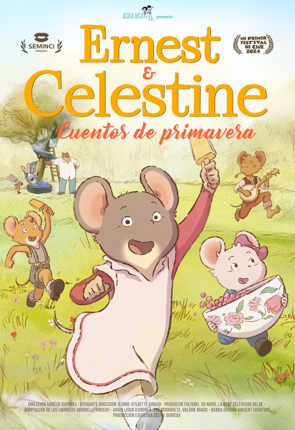 Poster of Ernest et Célestine au printemps - España