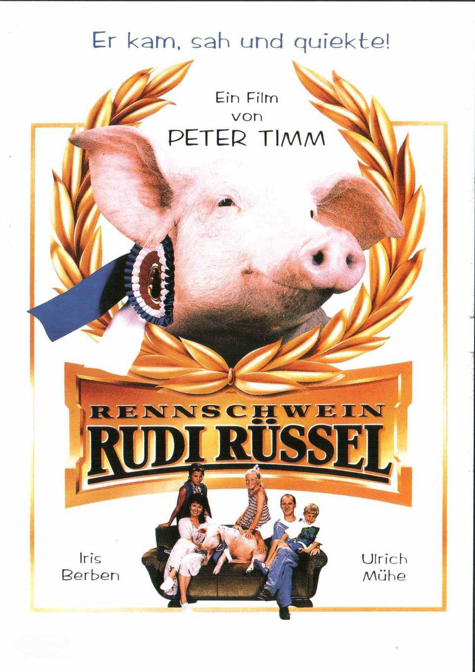 Руди – гончий поросенок / Rennschwein Rudi Ruessel. Свинья 1995