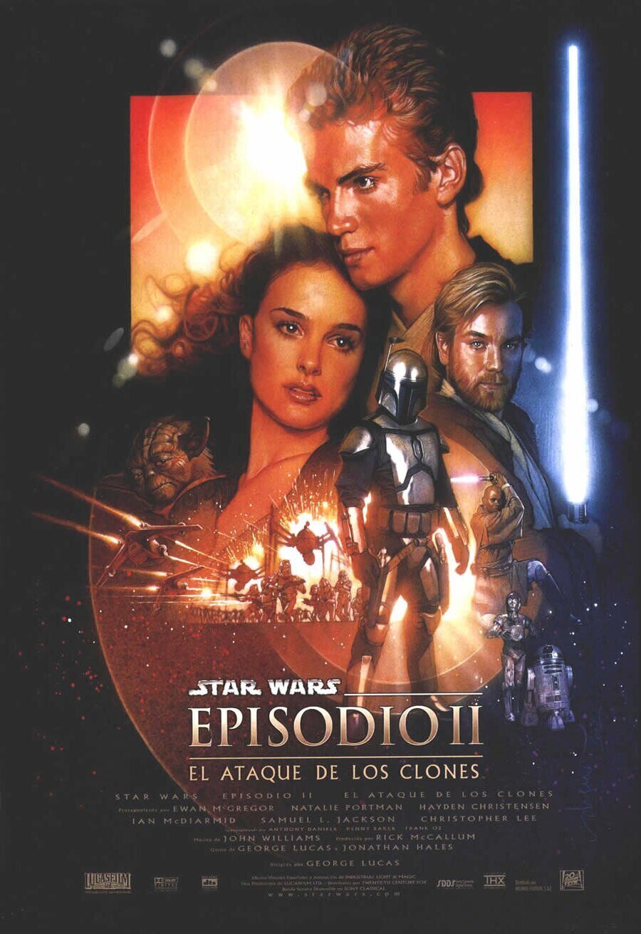 Poster of Star Wars: Episode II - Attack of the Clones - España