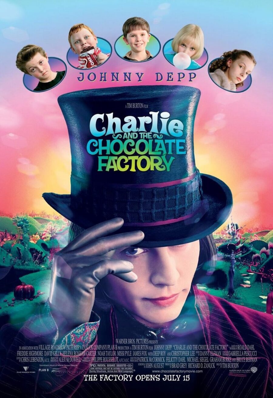 Poster of Charlie and the chocolate factory - Estados Unidos