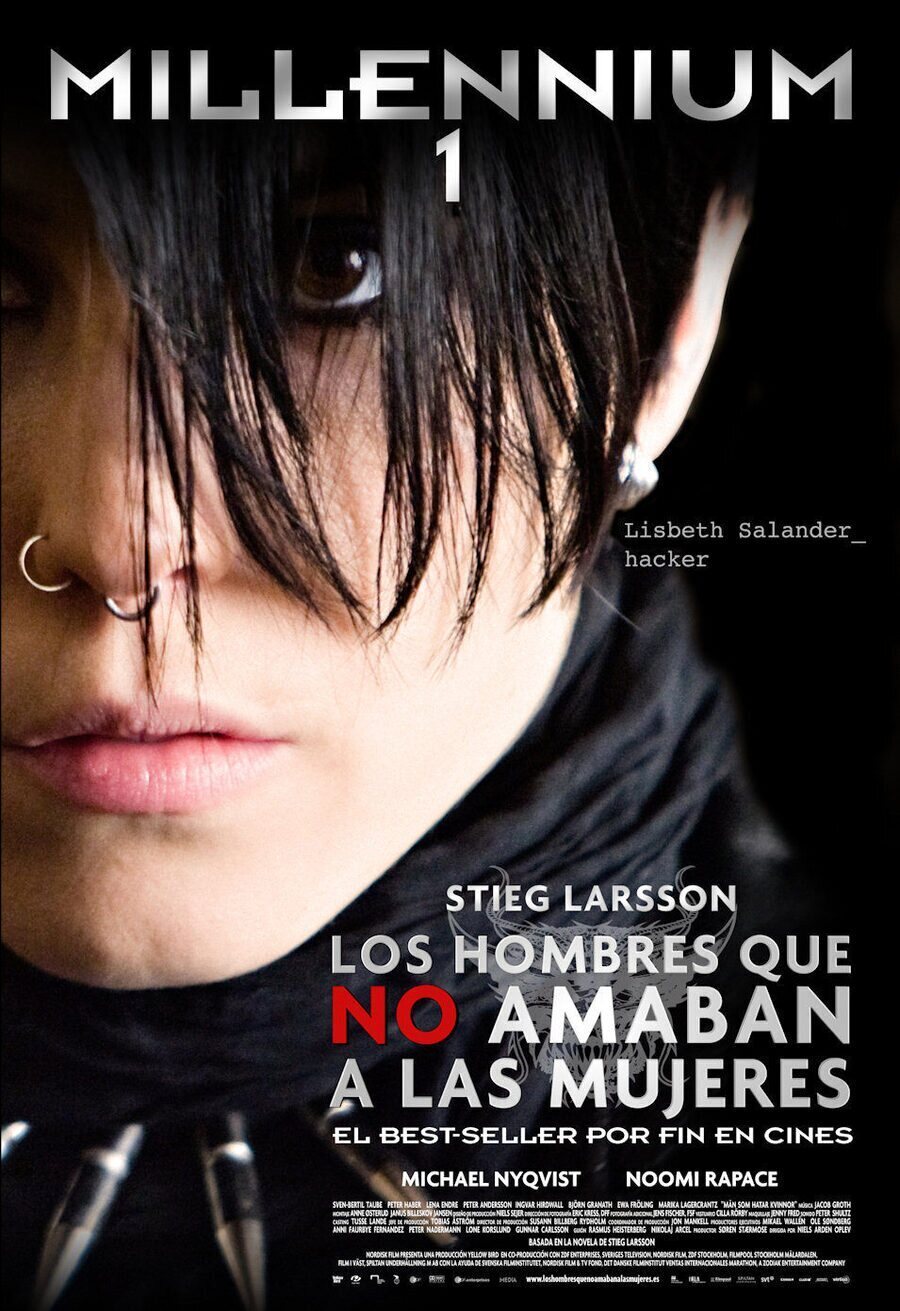 Poster of The Girl with the Dragon Tattoo - España