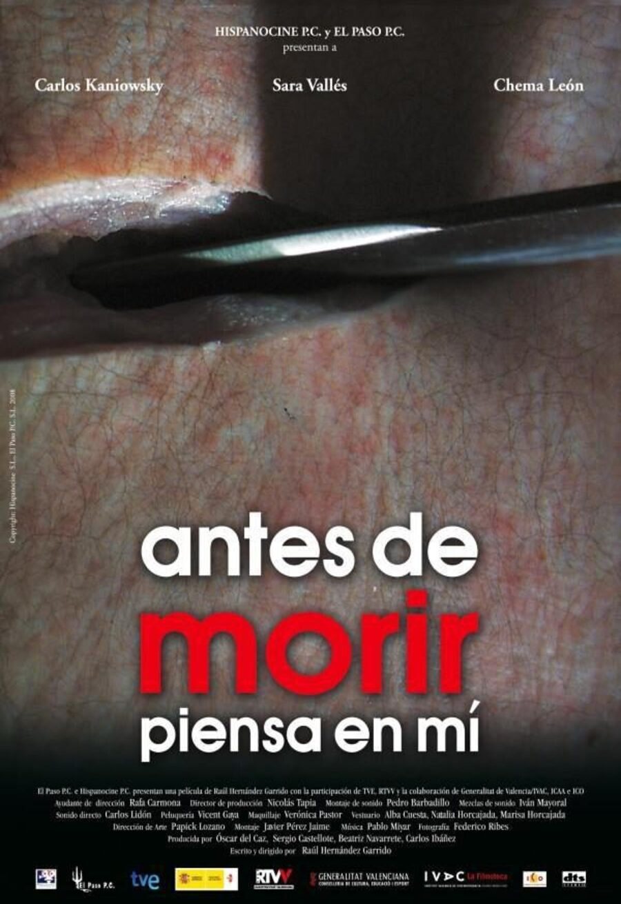 Poster of Antes de morir piensa en mí - España