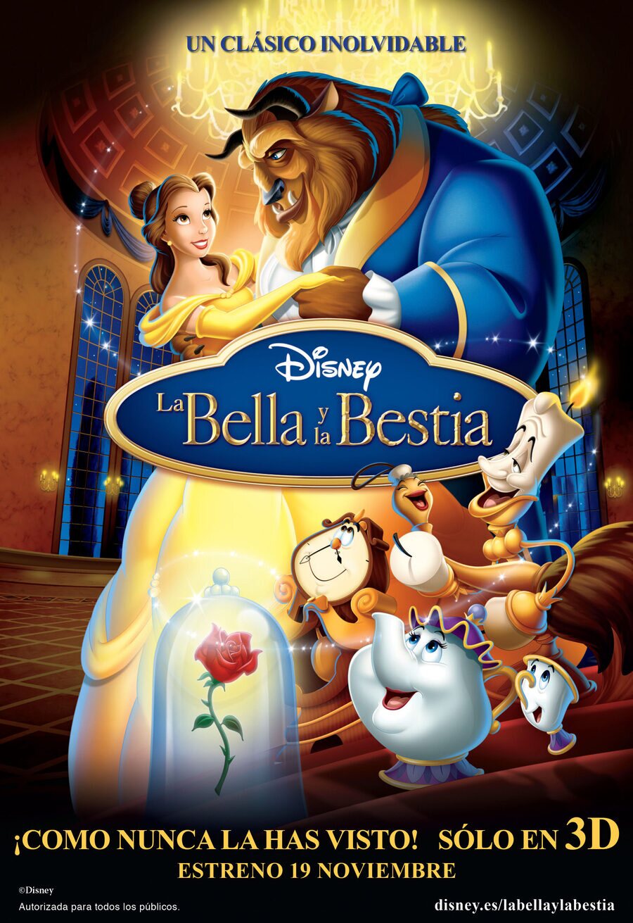 Poster of Beauty and the Beast - España