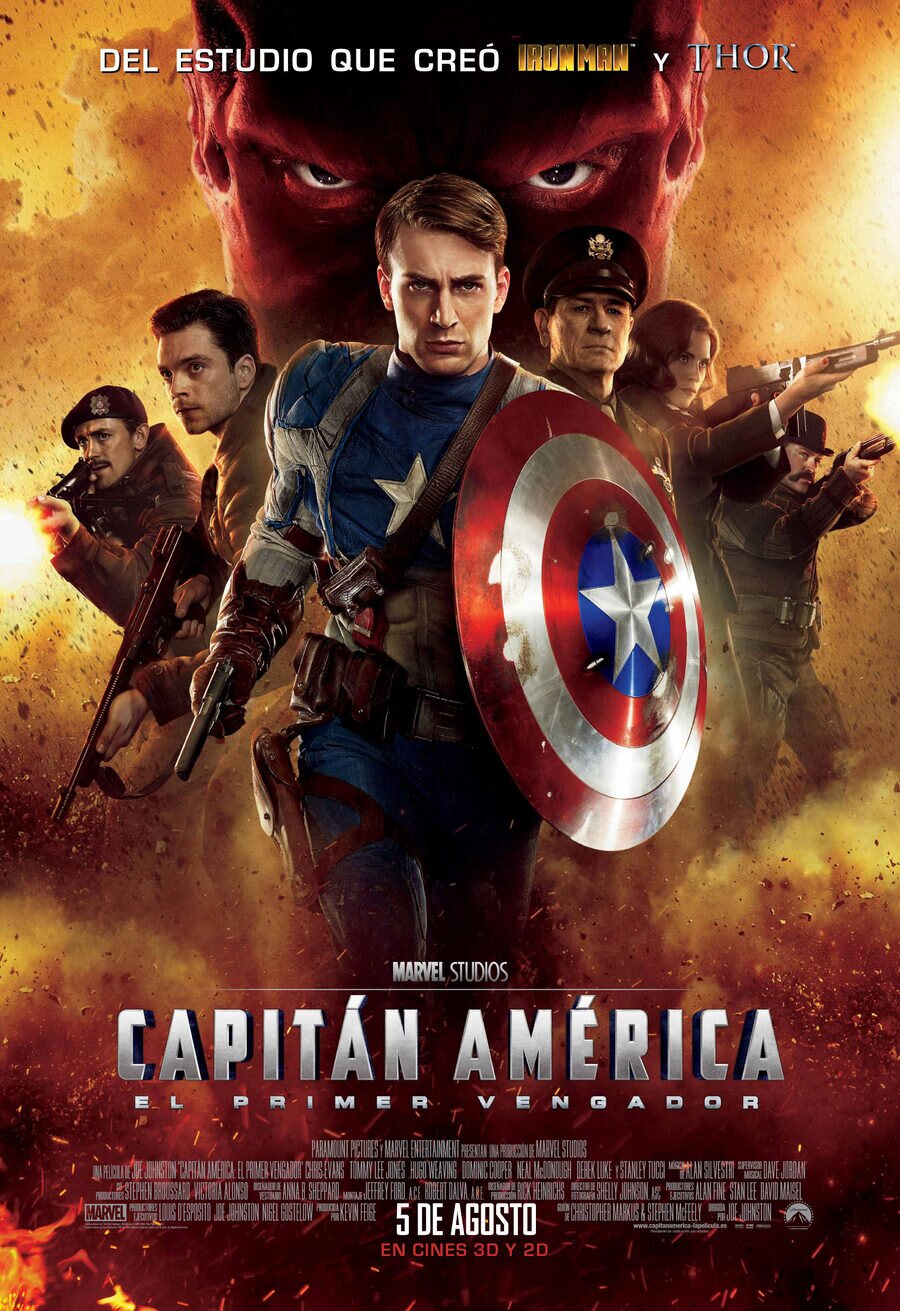 Poster of Captain America: The First Avenger - España