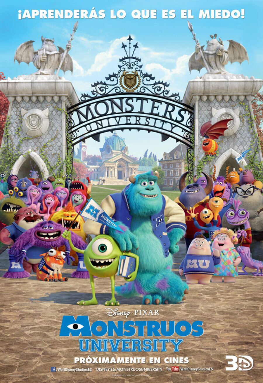 Poster of Monsters University - España 3