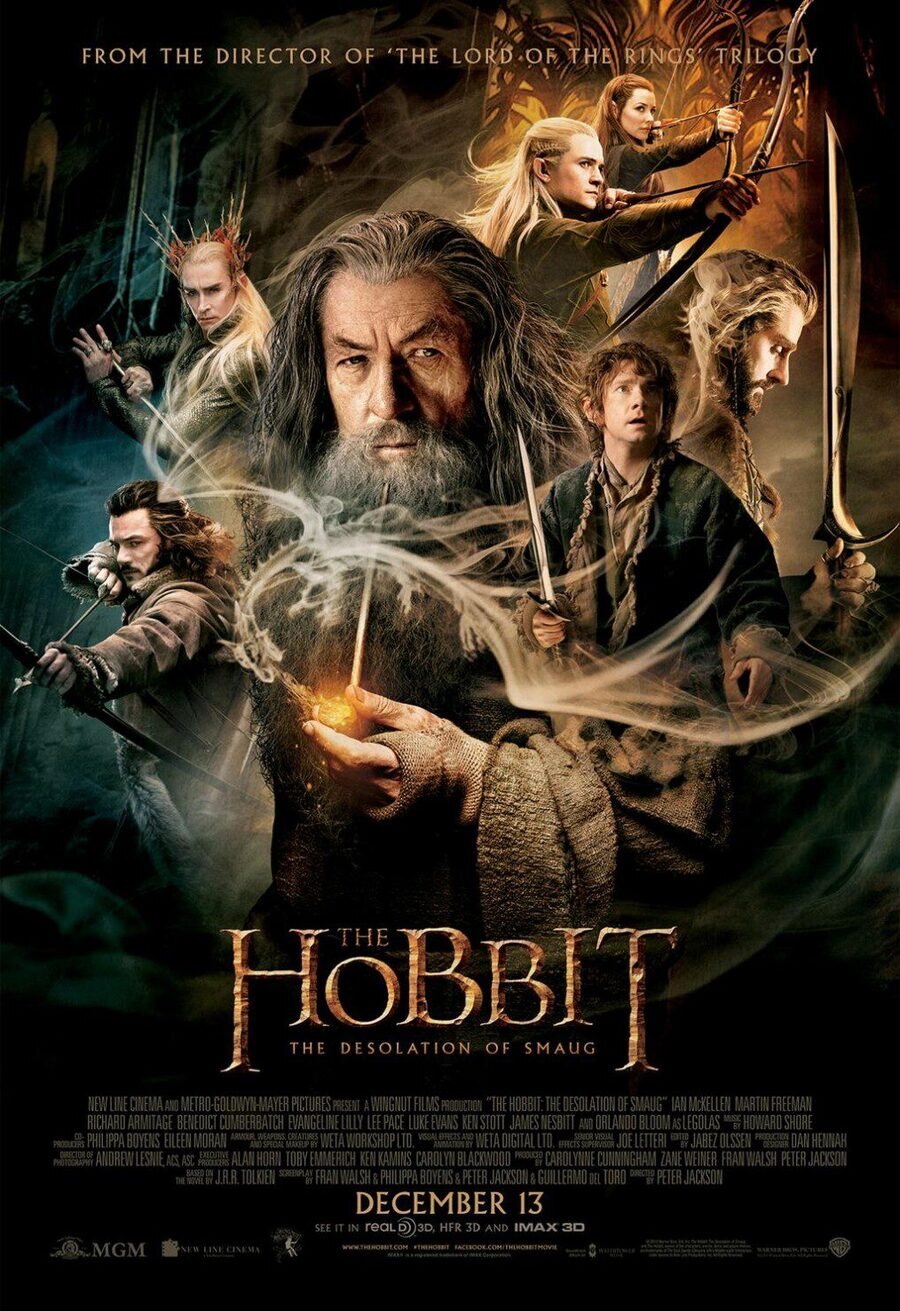 Poster of The Hobbit: The Desolation of Smaug - EEUU