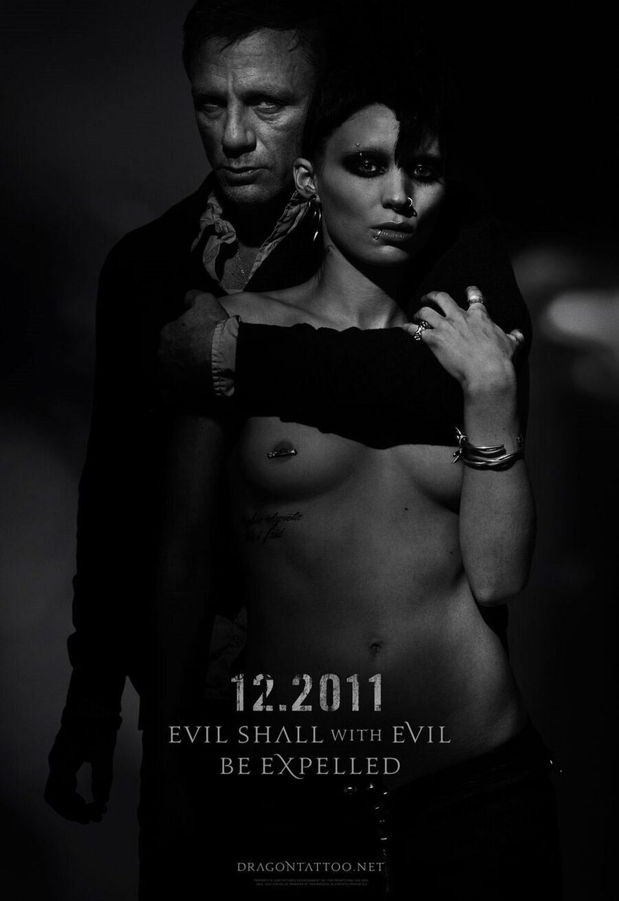 Poster of The Girl with the Dragon Tattoo - Teaser