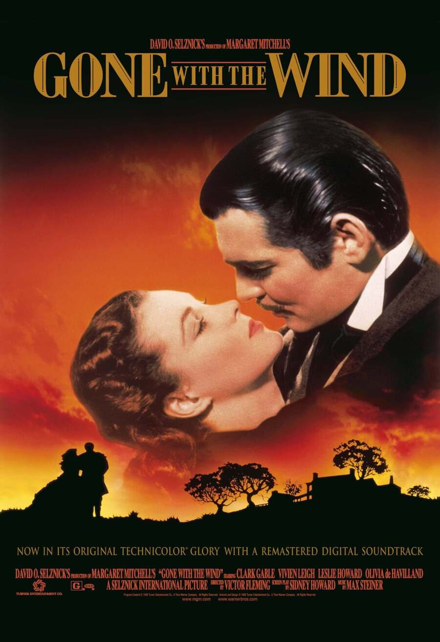 Poster of Gone With the Wind - Estados Unidos