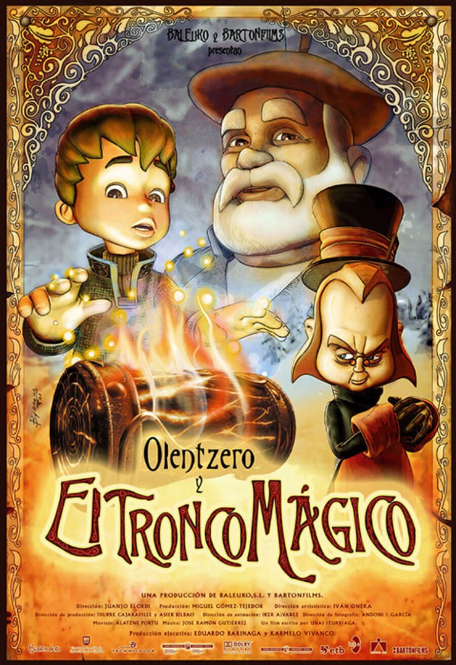 Poster of Olentzero and the Magic Log - España