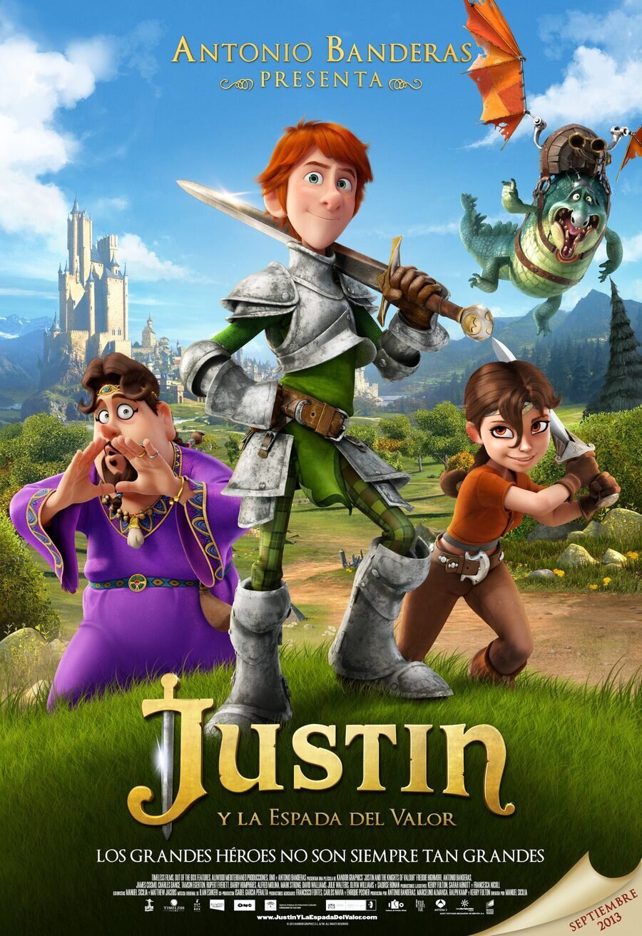 Poster of Justin and the Knights of Valour - España