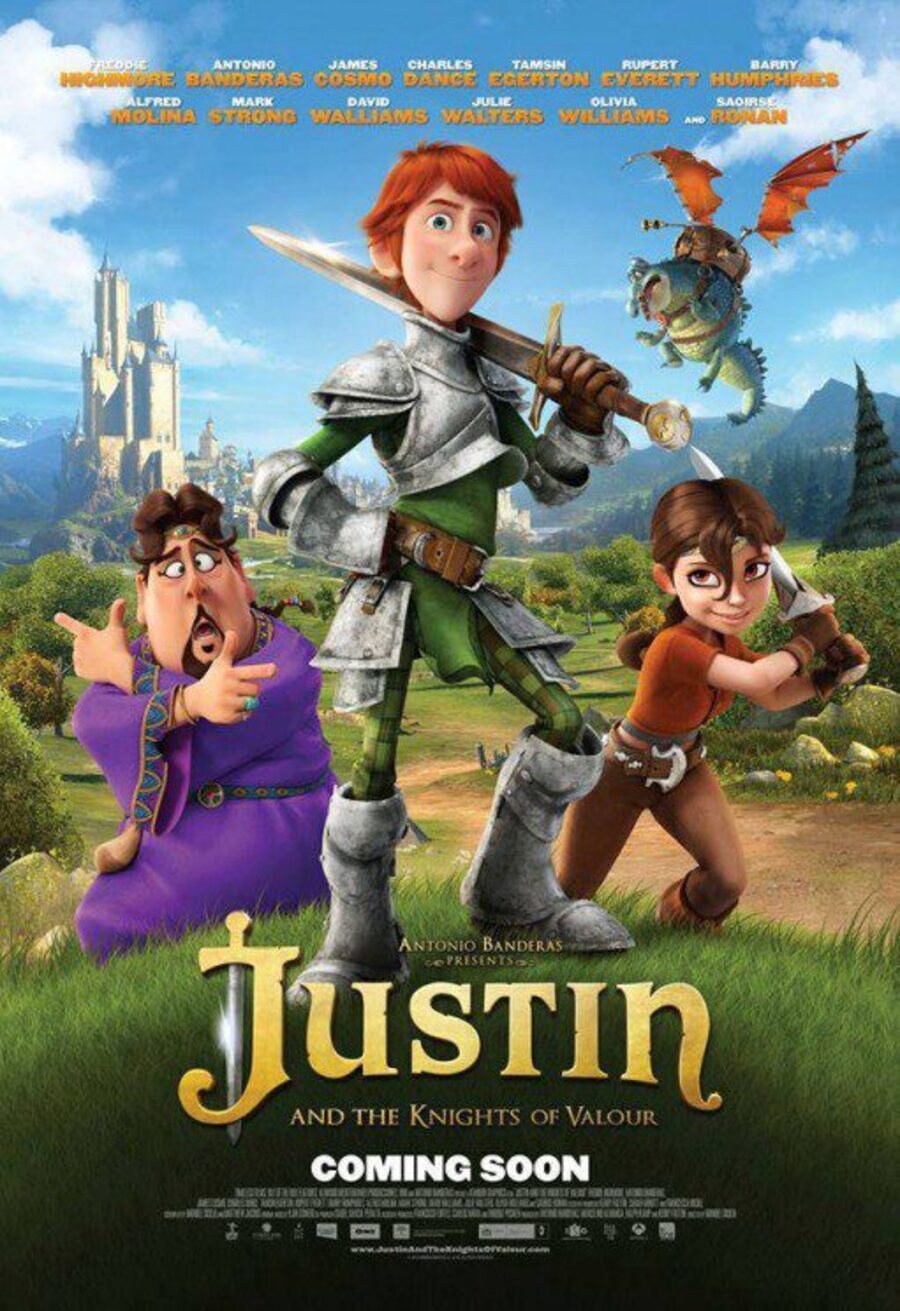 Poster of Justin and the Knights of Valour - Reino Unido