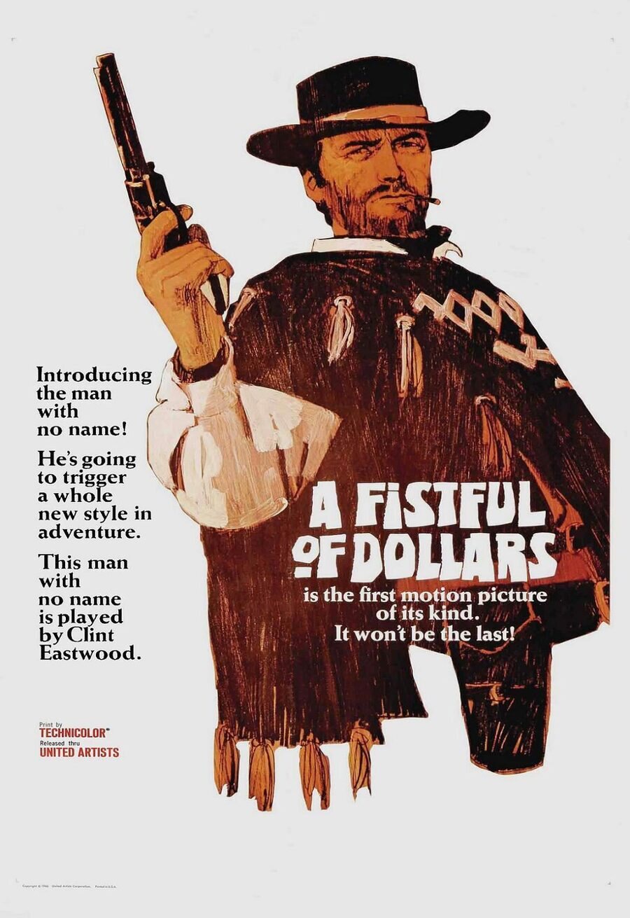 Poster of A Fistful of Dollars - Estados Unidos