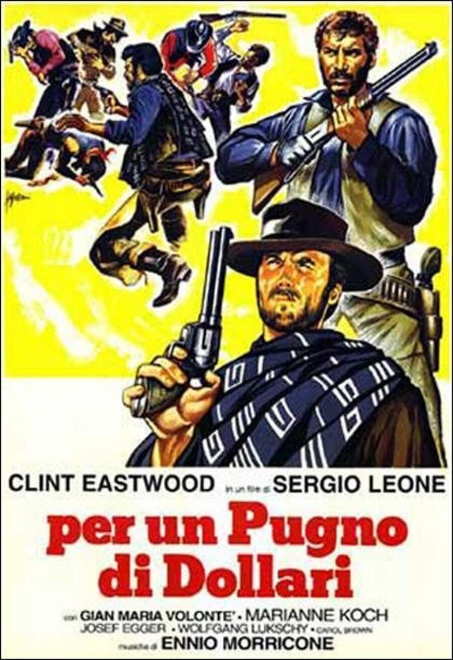 Poster of A Fistful of Dollars - Italia