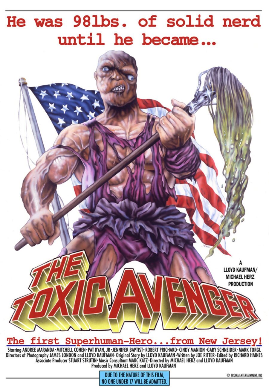 Poster of The Toxic Avenger - Estados Unidos