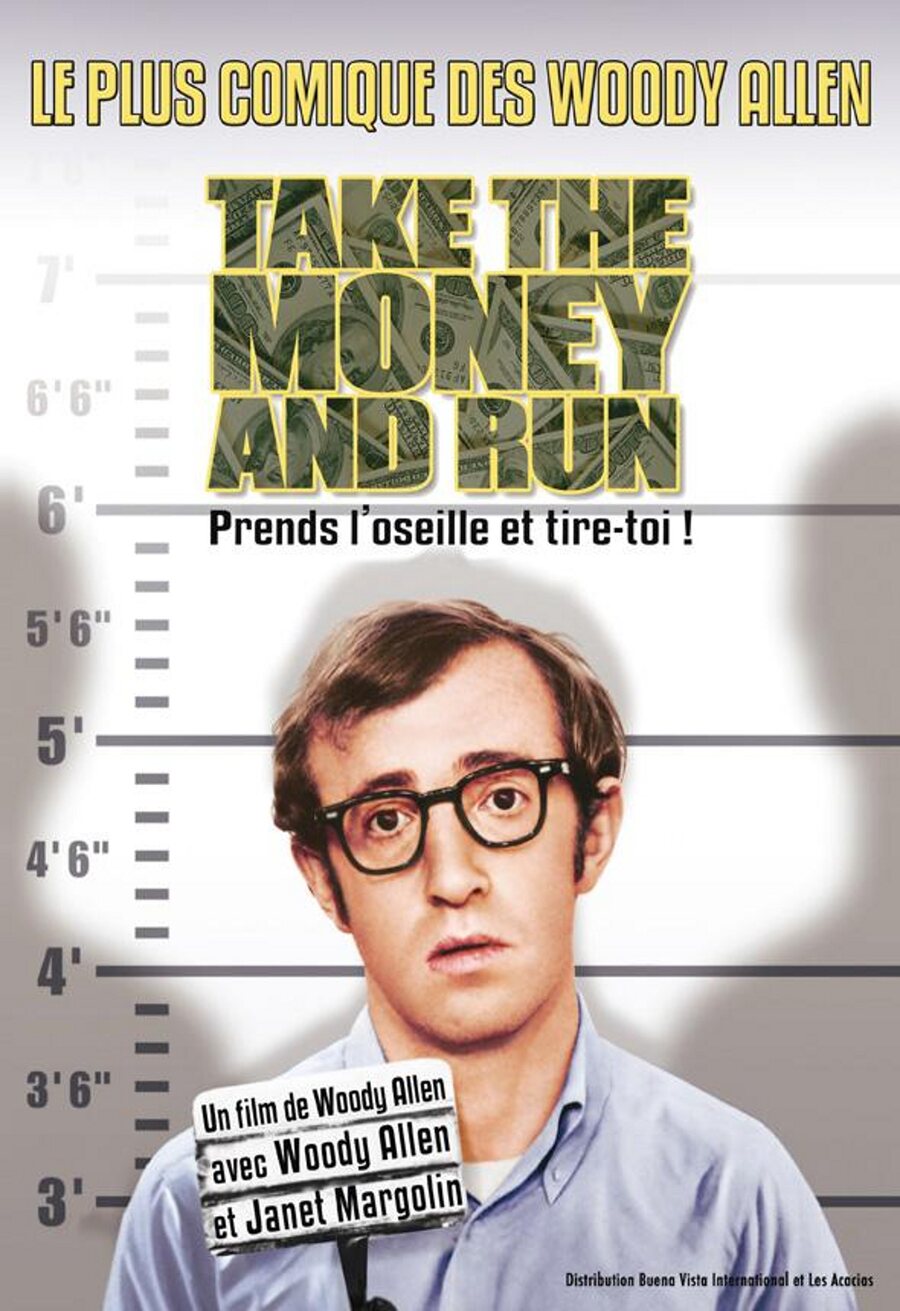 Poster of Take the Money and Run - Francia