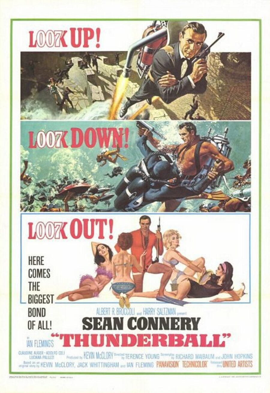 Poster of Thunderball - EEUU