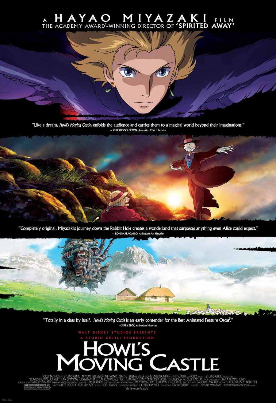 Poster of Howl's Moving Castle - EEUU