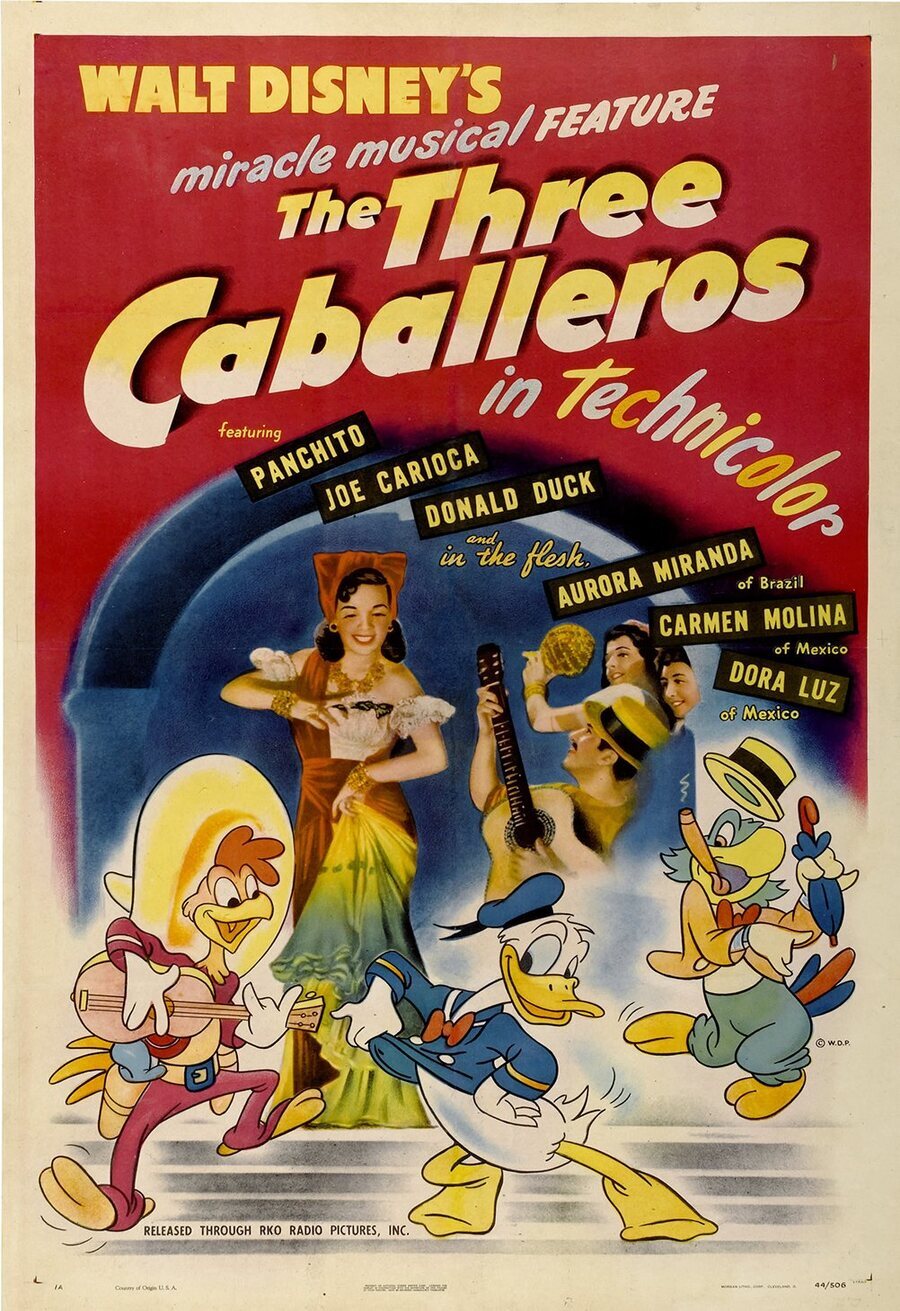 Poster of The Three Caballeros - Estados Unidos