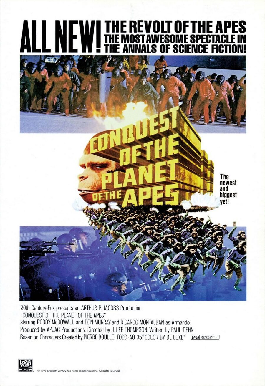 Poster of Conquest of the Planet of the Apes - EEUU