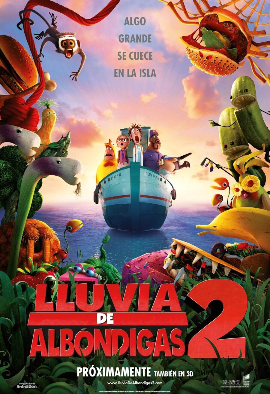 Poster of Cloudy with a Chance of Meatballs 2 - España