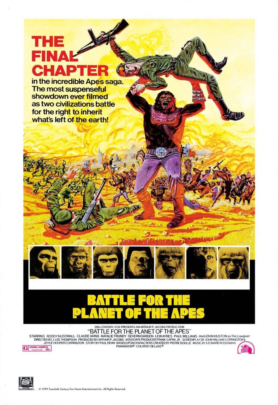 Poster of Battle for the Planet of the Apes - EEUU