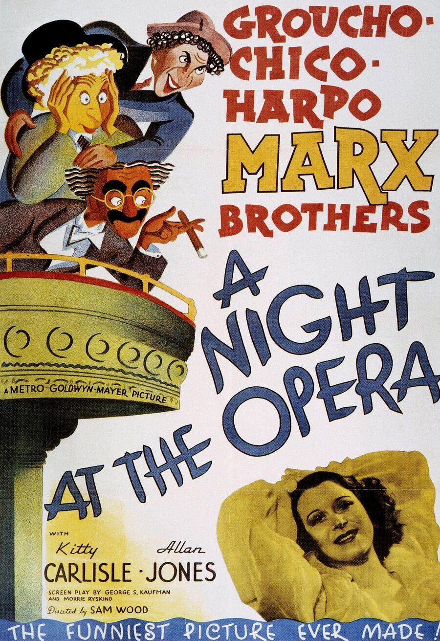 Poster of A Night at the Opera - Estados Unidos