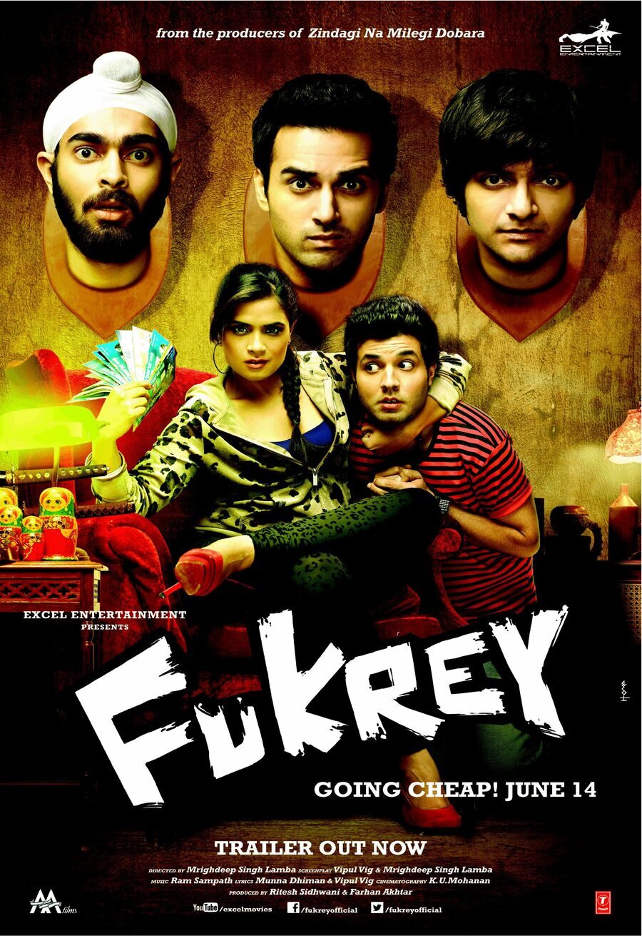 Poster of Fukrey - Reino Unido