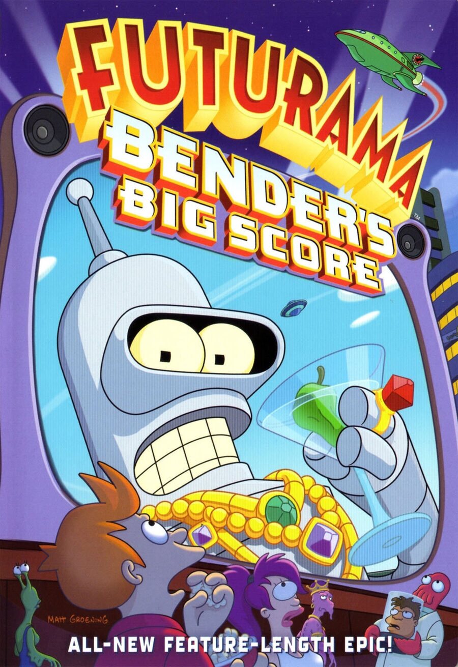 Poster of Futurama: Bender's Big Score! - Estados Unidos