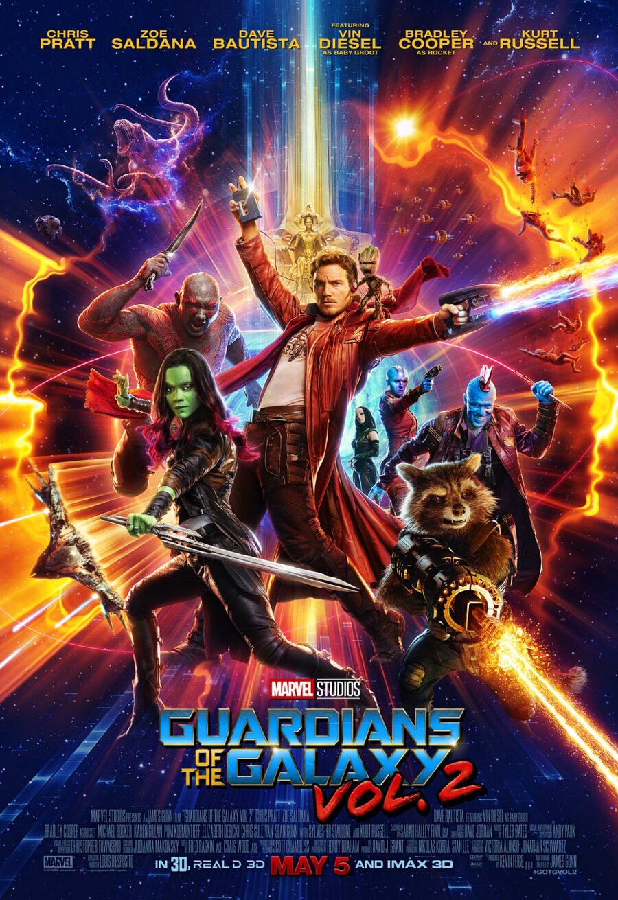 Poster of Guardians of the Galaxy Vol. 2 - EE.UU.