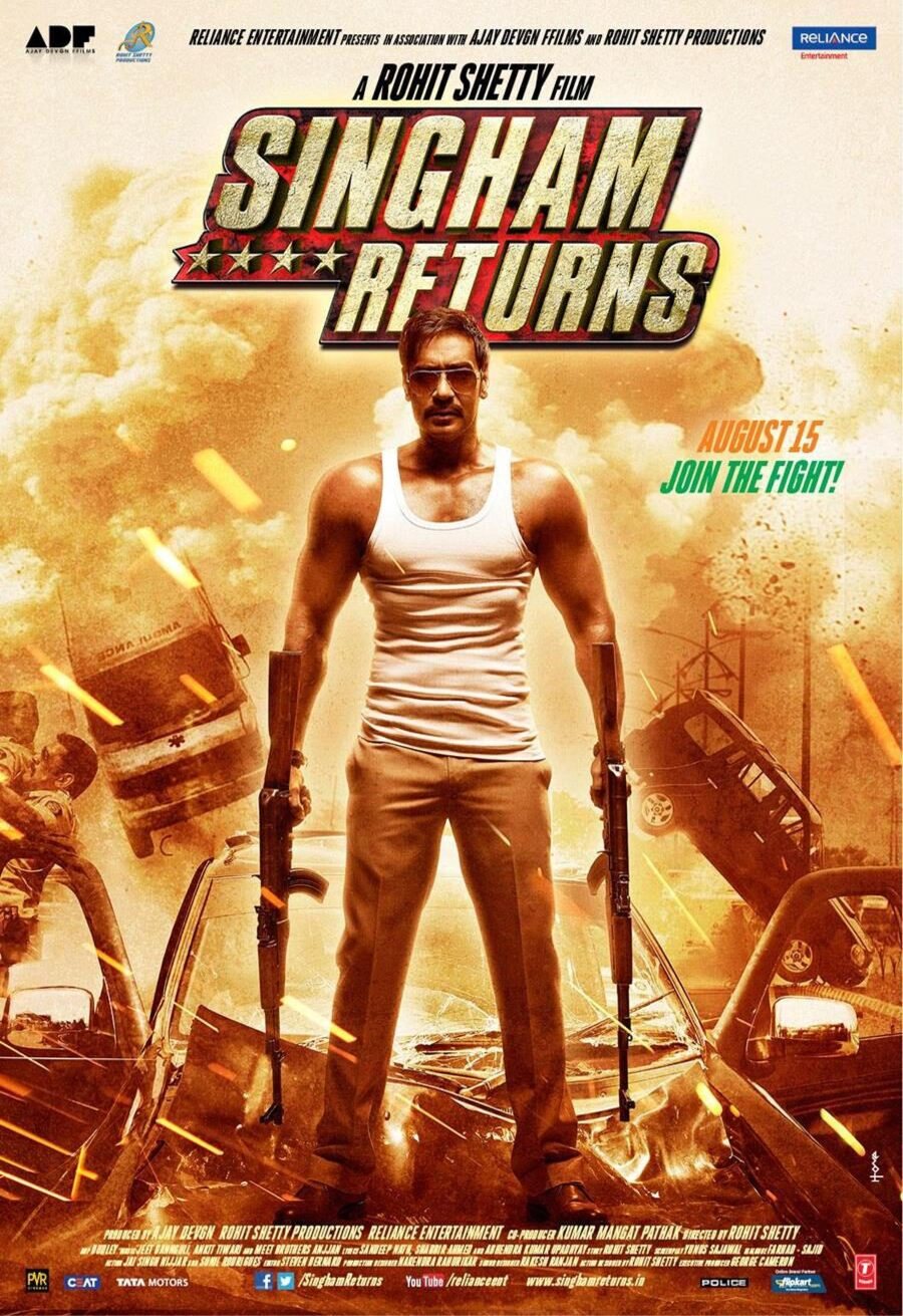 Poster of Singham Returns - Reino Unido