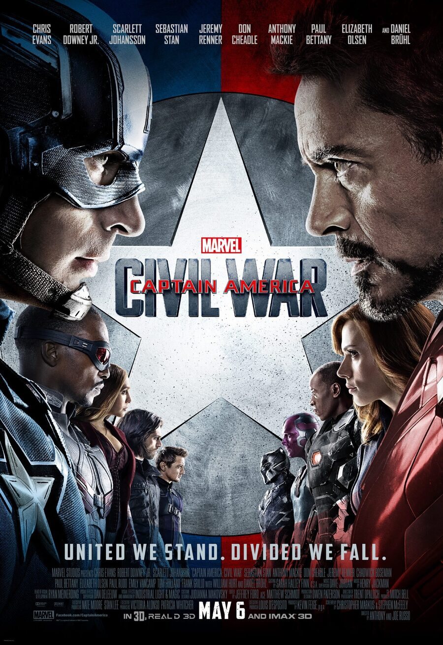 Poster of Captain America: Civil War - EEUU