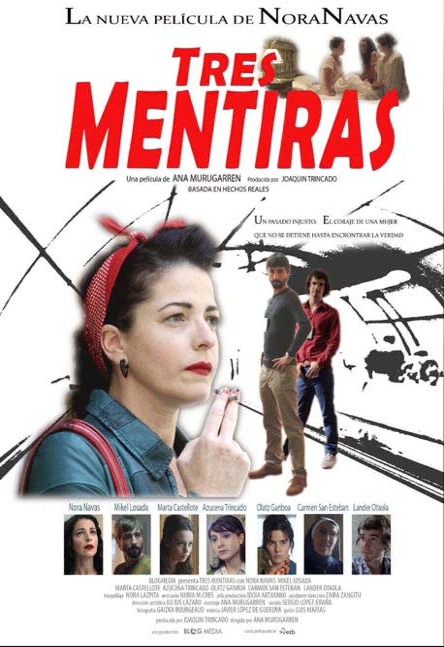 Poster of Tres mentiras - España