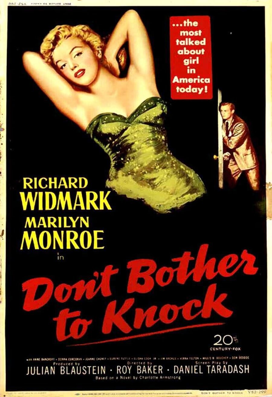 Poster of Don't Bother to Knock - Estados Unidos