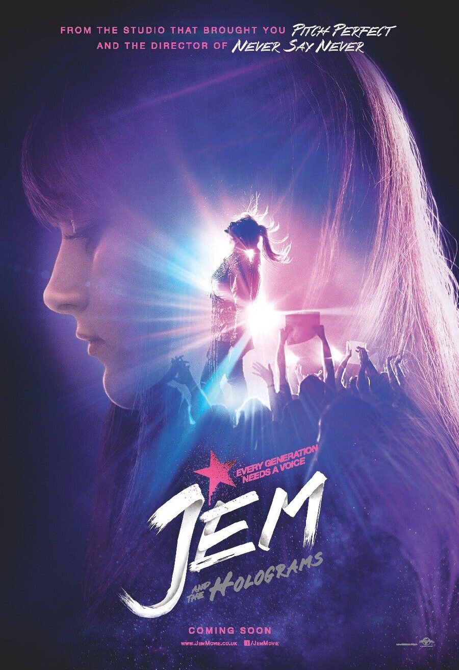 Poster of Jem and the Holograms - Reino Unido