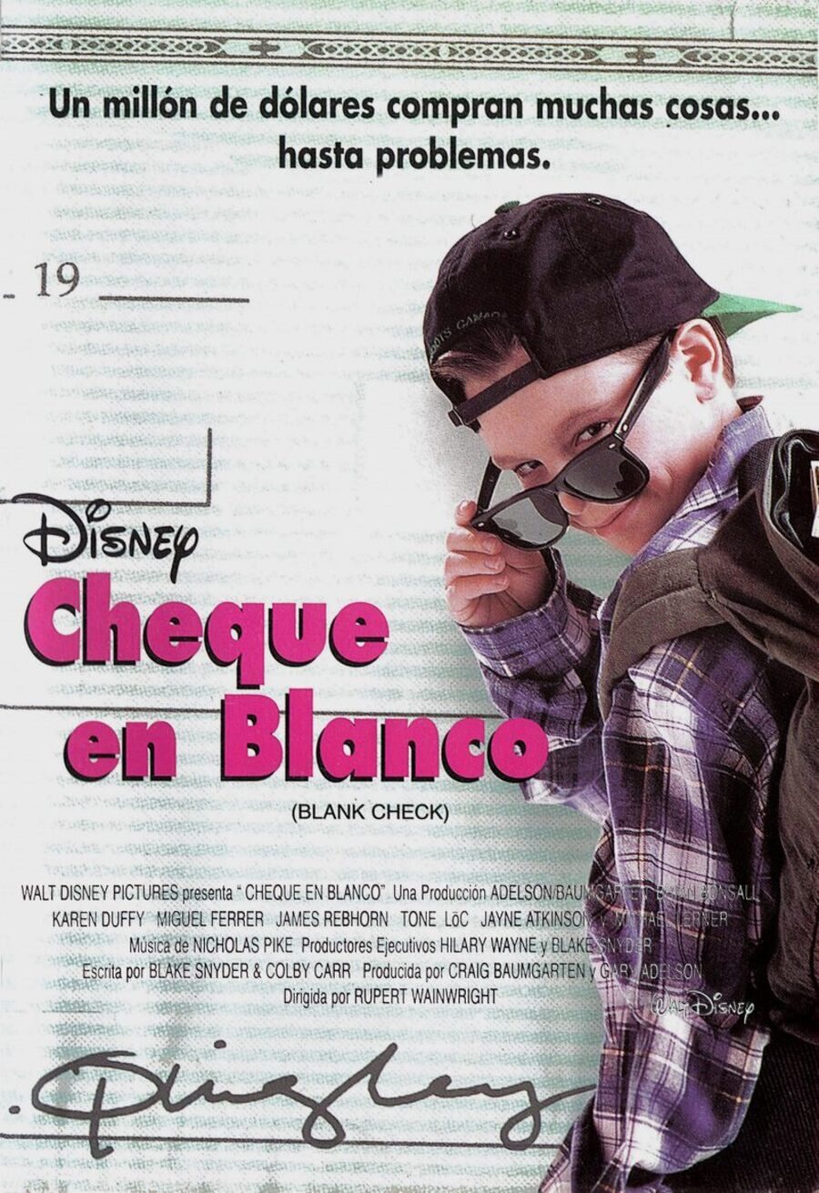 España poster for Blank Check (1994) - Movie'n'co