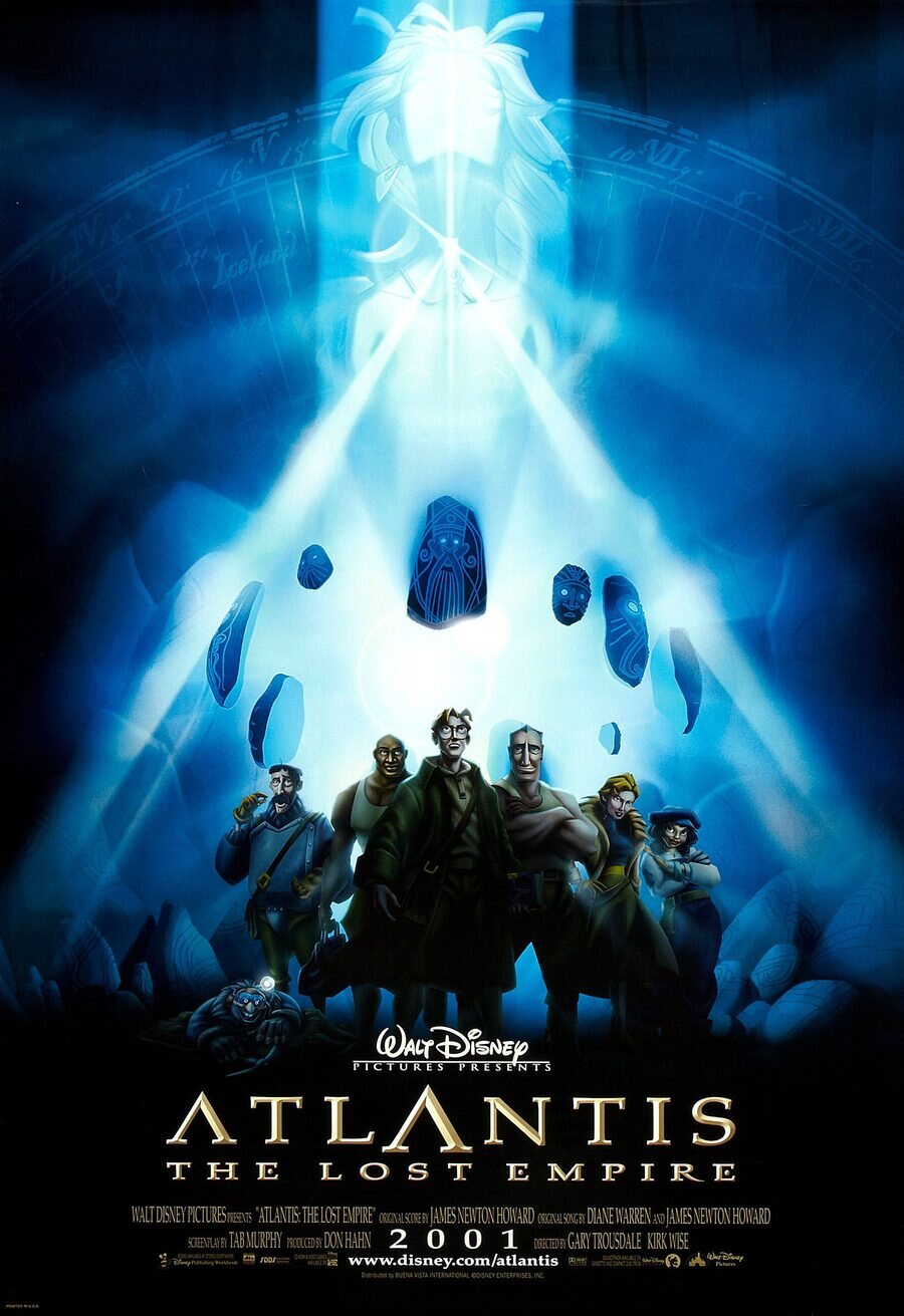 Poster of Atlantis: The Lost Empire - Estados Unidos