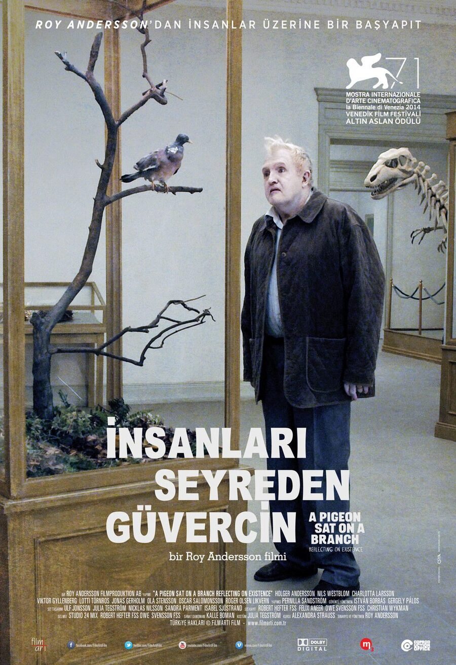 Poster of A Pigeon Sat On A Branch Reflecting On Existence - Suecia