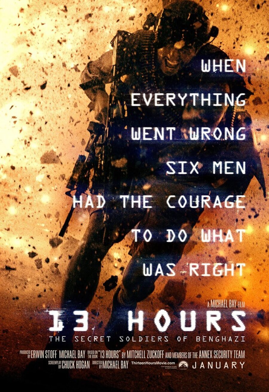 Poster of 13 Hours: The Secret Soldiers of Benghazi - EEUU