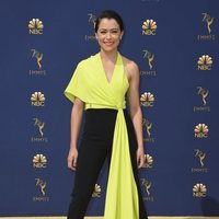 Tatiana Maslany on the red carpet at the Emmys 2018