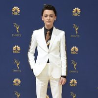 Noah Schnapp at the Emmys 2018 red carpet