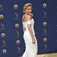 Scarlett Johansson at the Emmys 2018 red carpet