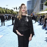 Yvonne Strahovski on the red carpet at the Emmys 2018