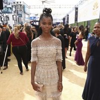 Letitia Wright on the red carpet ate the Emmys 2018